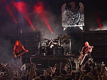 Slayer performing in 2009 Slayer Performing at Mayhem fest 2009.JPG