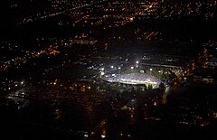 Spartan Stadium – Aerial view at night — 2008