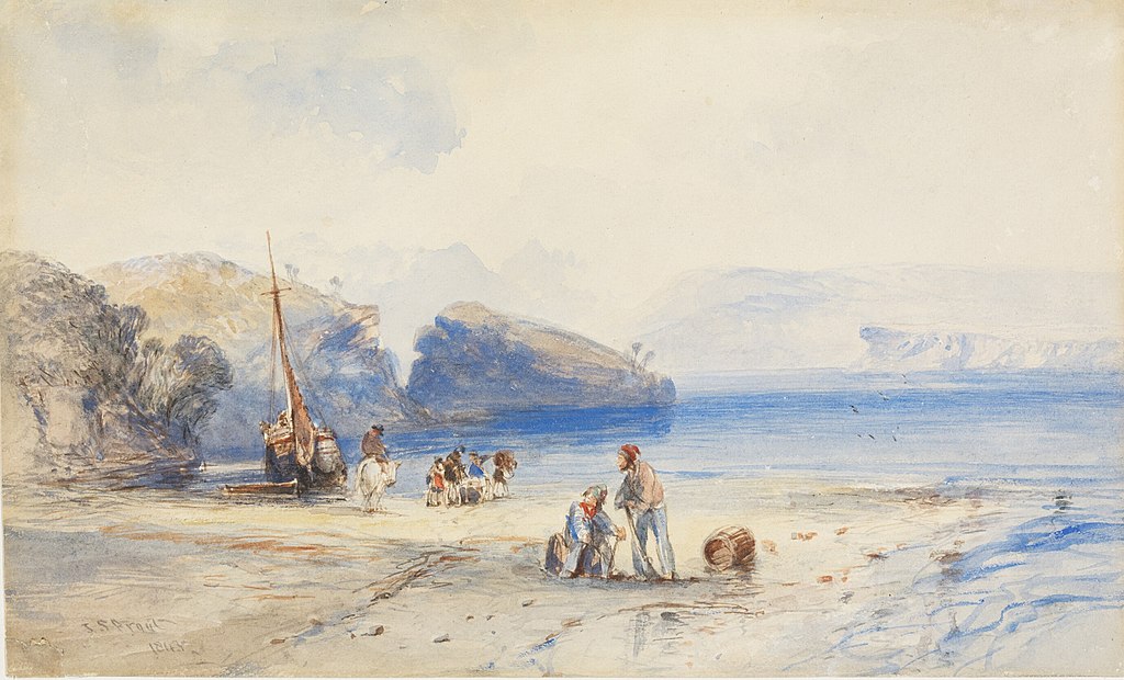 File:Spring Cove Sydney Harbour, 1843 John Skinner Prout.jpg - Wikipedia