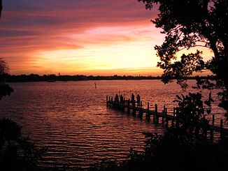 The river at Sewall's Point