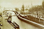 Kanaal Luik-Maastricht nabij Het Bat, 1883