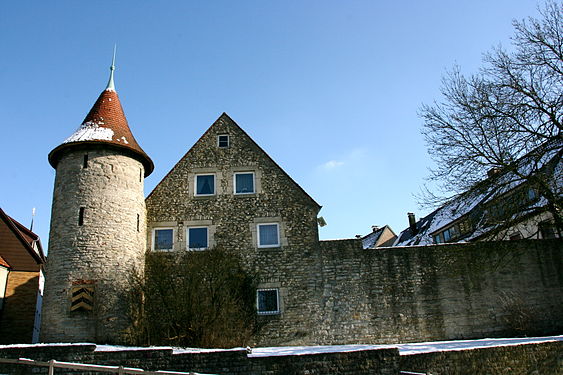 historische Stadtmauer von Crailsheim