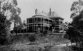 Kirkston, 1931 StateLibQld 2 54340 Kirkston, an imposing residence at Windsor, 1931.jpg