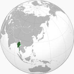 Położenie Birmy