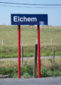 Naambord station Eichem