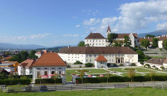 English: South view to the monastery, 2016.