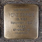 Stolperstein Bingen Gaustraße 14 Heinz Sommer.jpg