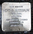 Hertha Nussbaum, Stendaler Straße 14, Berlin-Moabit, Deutschland