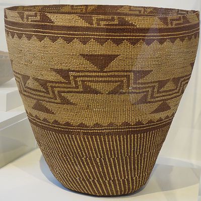 Storage basket, Pomo people, (indigenous people of California), Honolulu Museum of Art