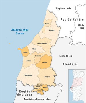 Map of the Oeste sub-region