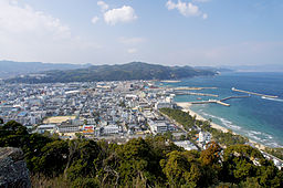 Sumoto city view from Sumoto Castle Awaji Island Japan01n.jpg