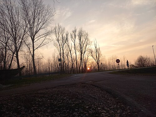 Sunset in Via Torre D'Oglio,14A,Marcaria,Viadana,Mantova