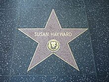 Susan Haywards Stern auf dem Hollywood Walk of Fame