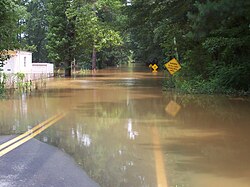 Flooding in 2005 in Lithia Springs