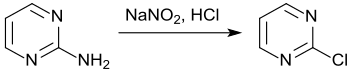 Synthese von 2-Chlorpyrimidin