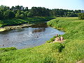 Badestelle an der Szeszuppe bei Timofejewo (Wedereitischken/ Sandkirchen)