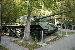 T-44 displayed in the Museum of the Great Patriotic War, Moscow, Poklonnaya Hill Victory Park