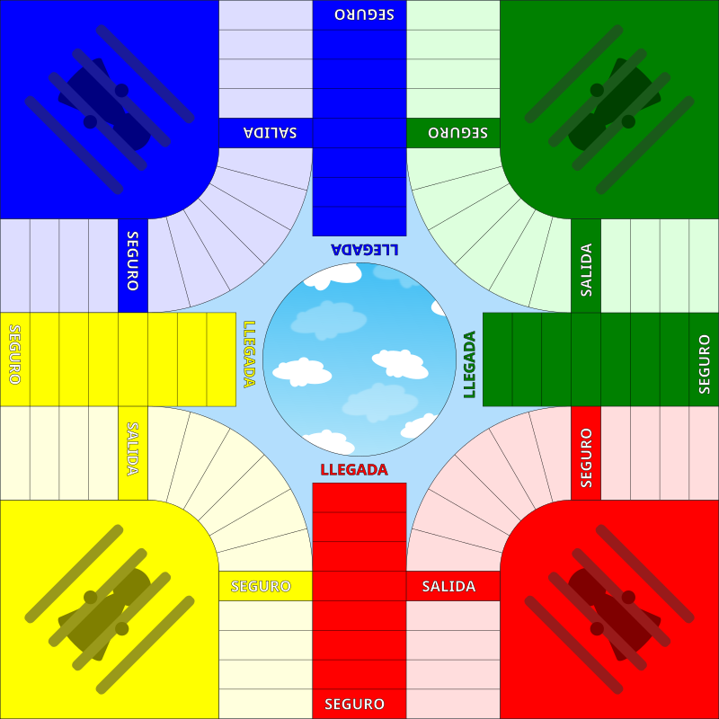 juego 20 FICHAS 5 COLORES DE PARCHIS Y OTROS JUEGOS