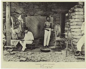 Виготовлення сіток індіанцями Пурепеча, 1899 рік