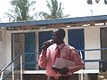 The Headmaster George Agaya is responsible for the organisation of the opening day (6729965817).jpg