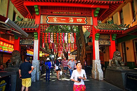 Sydney's colourful Chinatown in the CBD highlights the state's diversity