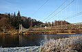 Blick entlang der Brücke