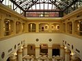 Mezzanine gallery, with Spanish Court below and skylight above