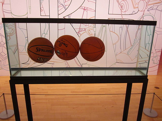 Three Ball Total Equilibrium Tank (1983) by Koons at Tate Liverpool