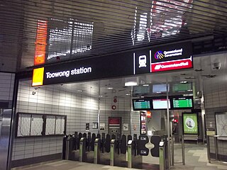 Toowong railway station Railway station in Brisbane, Queensland, Australia