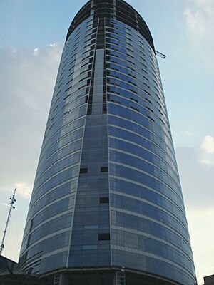 Torre St. Regis Hotel & Residences en construcción, fotografía tomada en abril del 2007.