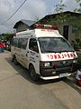 フィリピンで再利用されるトヨタ救急車(左ハンドルに換装) （2B型）