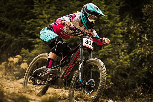 Tracey Hannah from Polygon UR Team - World Tour Downhill Crankworx Whistler by Polygon Bikes