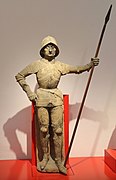 Sculpture of a knight (c. 1480) in the City Museum Simeonstift in Trier