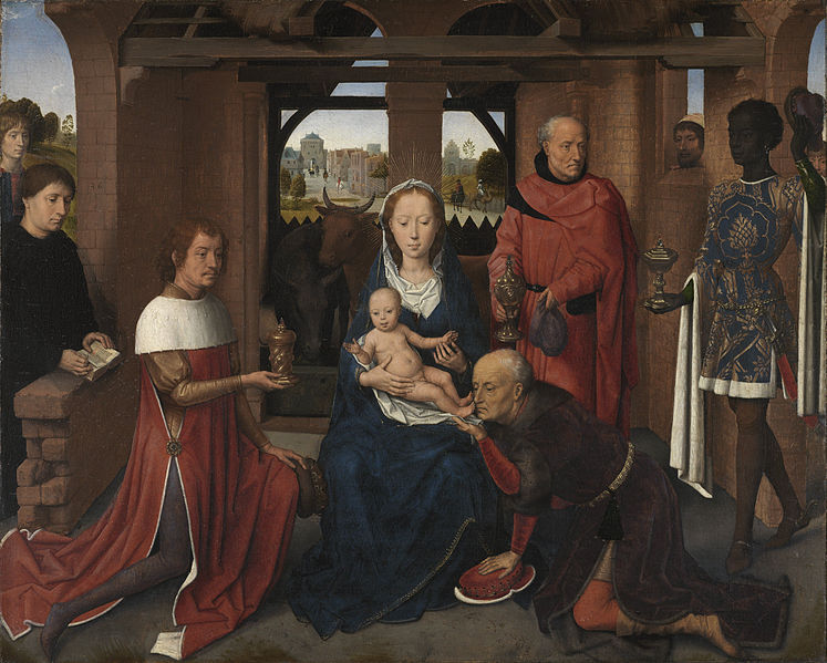 File:Triptych of Jan Floreins, central panel - Memling.jpg