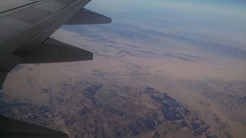 File:Twentynine Palms California seen from the air.jpg