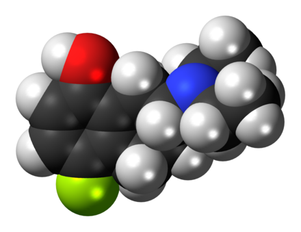 Space-filling model of the UH-301 molecule