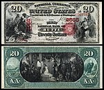 $20 Series 1875 First National Bank Butte, Montana