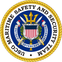 United States Coast Guard Maritime Safety and Security Team (MSST) emblem USCG MSST.svg