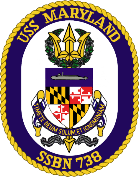 File:USS Maryland (SSBN-738) Crest.png