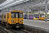 Trains at Southport station in June 2012