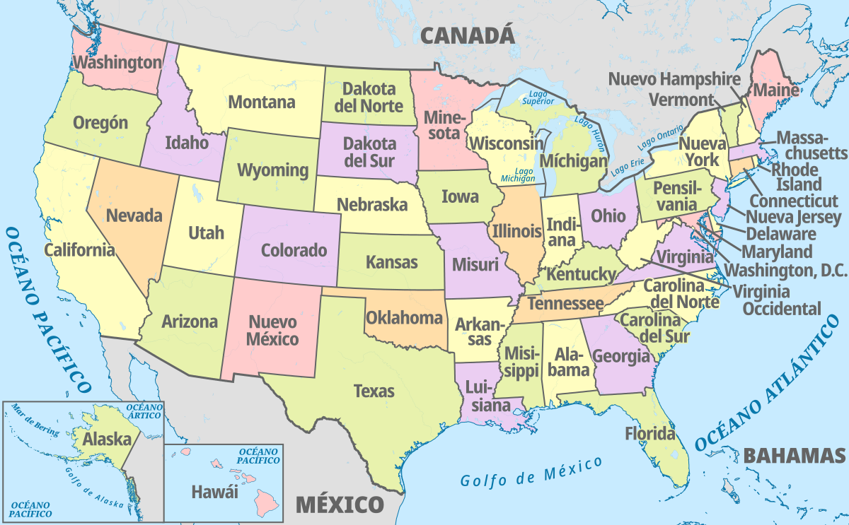Cuanto estados tiene estados unidos