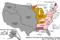 1790: Border change between North Carolina and the federal government
