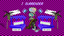 Vaporwave-style image using elements of Windows 95 Vaporwave art example.png