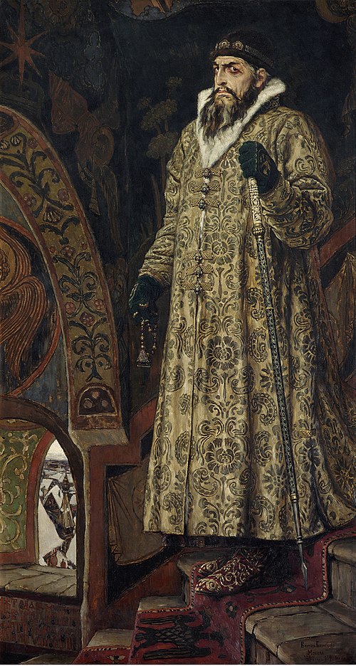 Portrait of Ivan IV by Viktor Vasnetsov, 1897 (Tretyakov Gallery, Moscow)