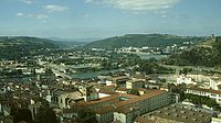 Blick auf Vienne (Isère)und Rhône