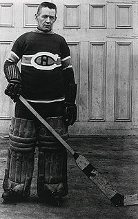 Georges Vezina, inducted in 1945. Vezina19221924.JPG