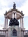 Small Statue on Victoria Monument at Derby Sqaure, Liverpool