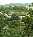 Čeština: Výhled z přírodní rezervace Břenčák na Brněnskou přehradu, nedaleko Veverské Bítýšky v okrese Brno-město English: View from nature reserve towards the Brno Resrvoir, near Veverská Bítýška in Brno-město District