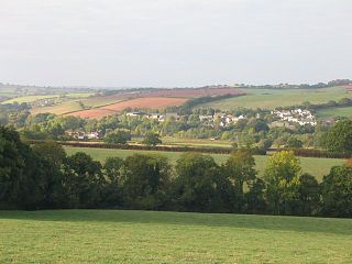 Yeoford village in United Kingdom