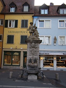 Würzburg - Karmelitenstraße Fischerbrunnen